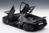 AUTOart 2009 Lamborghini Lamborghini Murciélago 670-4 SV - MATT BLACK - Black Matt