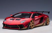 AUTOart 65535 Lamborghini Lamborghini Aventador LB Works - RED / GOLD - Red