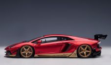 AUTOart 65535 Lamborghini Lamborghini Aventador LB Works - RED / GOLD - Red