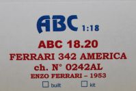 ABC Brianza 1953 n/a 342 America - ch. 0242AL ENZO  - not painted