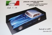 MG Model  Ferrari Ferrari 340 Mexico Coupe - BLUE / SILVER - #01/02 Red Matt