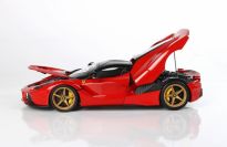 BBR Models  Ferrari Ferrari LaFerrari - ROSSO CORSA / GOLD - Red Matt