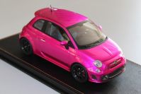 BBR Models 2010 Fiat Fiat Abarth 695 Tributo Ferrari - PINK FLASH - Pink Flash