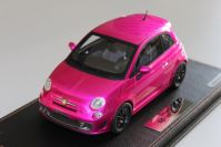 BBR Models 2010 Fiat Fiat Abarth 695 Tributo Ferrari - PINK FLASH - Pink Flash