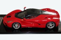 BBR Models 2013 Ferrari Ferrari LaFerrari - RED / CARBON - Red / Carbon Roof