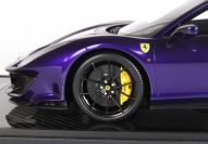 BBR Models  Ferrari 12 Ferrari 488 PISTA - VIOLA AL HUMAD - Violet Metallic