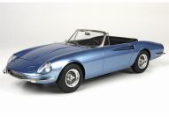 BBR Models 1966 Ferrari Ferrari 365 California - LIGHT METALL BLUE - Light Blue