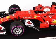 BBR Models  Ferrari Ferrari SF70-H - Start Race - S. Vettel Red