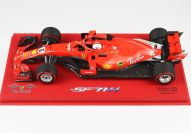 BBR Models 2018 Ferrari Ferrari SF71-H - GP Belgium - Winner Vettel - Red