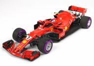 BBR Models  Ferrari Ferrari SF71-H - GP Canada 2018 - Kimi Raikkonen Red