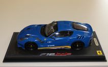 BBR Models  Ferrari Ferrari F12 TDF - AZZURO DINO - Blue