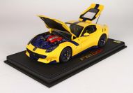 BBR Models  Ferrari Ferrari F12 TDF - YELLOW MODENA - BLUE - Yellow Modena