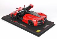 BBR Models  Ferrari Ferrari LaFerrari - ROSSO CORSA / BLACK Rosso Corsa