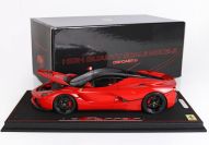 BBR Models  Ferrari Ferrari LaFerrari - ROSSO CORSA / BLACK Rosso Corsa