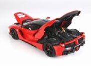 BBR Models  Ferrari Ferrari LaFerrari - ROSSO CORSA / BLACK Rosso Corsa