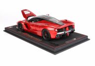 BBR Models  Ferrari Ferrari LaFerrari - ROSSO FUOCCO / BLACK Red Metallic