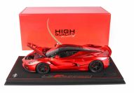 BBR Models  Ferrari Ferrari LaFerrari - ROSSO FUOCCO / BLACK Red Metallic