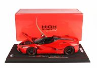 BBR Models  Ferrari Ferrari LaFerrari Aperta - ROSSO CORSA / BLACK - Rosso Corsa