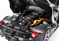 BBR Models  Ferrari Ferrari LaFerrari Aperta - BLACK DAYTONA MET - Black Metallic