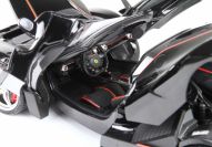 BBR Models  Ferrari Ferrari LaFerrari Aperta - BLACK DAYTONA MET - Black Metallic