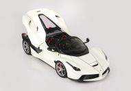 BBR Models  Ferrari Ferrari LaFerrari Aperta - BIANCO ITALIA MET - Red Matt