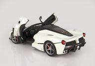 BBR Models  Ferrari Ferrari LaFerrari Aperta - BIANCO ITALIA MET - Red Matt