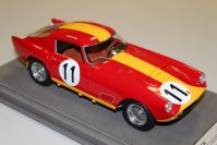 BBR Models 1959 Ferrari Ferrar 250 TDF 24h Le Mans #11 Red / Yellow