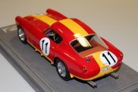 BBR Models 1959 Ferrari Ferrar 250 TDF 24h Le Mans #11 Red / Yellow