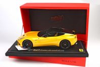 BBR Models 2013 Ferrari Ferrari F12 Berlinetta - YELLOW METALLIC  - Yellow Tristrato / Black