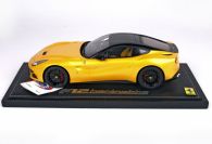 BBR Models 2013 Ferrari Ferrari F12 Berlinetta - YELLOW METALLIC  - Yellow Tristrato / Black