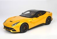 BBR Models 2013 Ferrari Ferrari F12 Berlinetta - YELLOW METALLIC  - Yellow Tristrato / Black