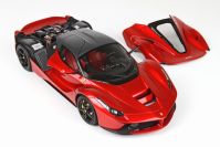 BBR Models 2012 Ferrari Ferrari LaFerrari OPEN - RED MICA - Red Metallic / Carbon