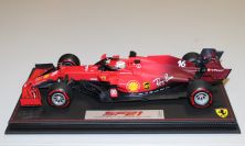 BBR Models  Ferrari Ferrari SF21 C.Leclerc #16 - RED SOFT TYRES - Red