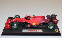 BBR Models  Ferrari Ferrari SF21 C.Sainz #55 - GP Italy - Red