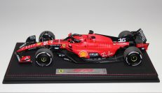 BBR Models  Ferrari Ferrari SF-23 GP Singapore 2023 - C.Leclerc - Red