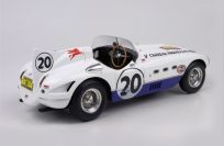 BBR / Blue Moon 1954 Ferrari Ferrari 375 MM - 5° Carrera Panamericana 1954 #20 - White / Blue