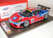 BBR Models 2007 Ferrari Ferrari F430 GT2 - FIA GT 2007 #50 - Red / Blue