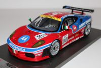 BBR Models 2007 Ferrari Ferrari F430 GT2 - FIA GT 2007 #50 - Red / Blue