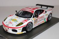 BBR Models 2007 Ferrari Ferrari F430 GT2 - 24H Le Mans 2007 #83 White