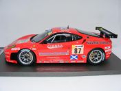 BBR Models 2007 Ferrari Ferrari F430 GT2 - 24h Le Mans 2007 #87 - Scuderia Red