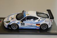 BBR Models 2008 Ferrari FERRARI F430 GT2 - 24h Le Mans 2008 #90 - White