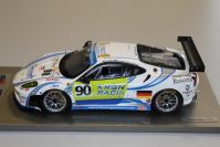 BBR Models 2008 Ferrari FERRARI F430 GT2 - 24h Le Mans 2008 #90 -KROHN DOOR - White / Green