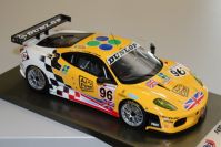 BBR Models 2008 Ferrari FERRARI F430 GT2 - 24h Le Mans 2008 #96 - Yellow / White