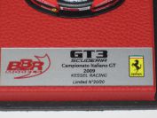 BBR Models 2009 Ferrari 43 Ferrari 430 GT3 KESSEL RACING #57- 20/20 Red / Black