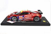 BBR Models 2012 Ferrari Ferrari 458 GT2 GTE AM - NAPA #61 - Red