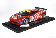 BBR Models 2012 Ferrari Ferrari 458 GT2 GTE AM - NAPA #61 - Red