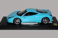 BBR Models 2009 Ferrari Ferrari 458 ITALIA - BABY BLUE - Baby Blue