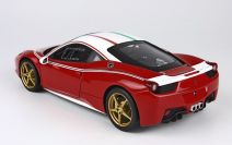 BBR Models 2012 Ferrari Ferrari 458 Italia Challenge  - LAUDA - Red / White
