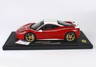 BBR Models 2012 Ferrari Ferrari 458 Italia Challenge  - LAUDA - Red / White