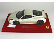 BBR Models 2011 Ferrari Ferrari 458 Challenge - WHITE METALLIC - Pearl White